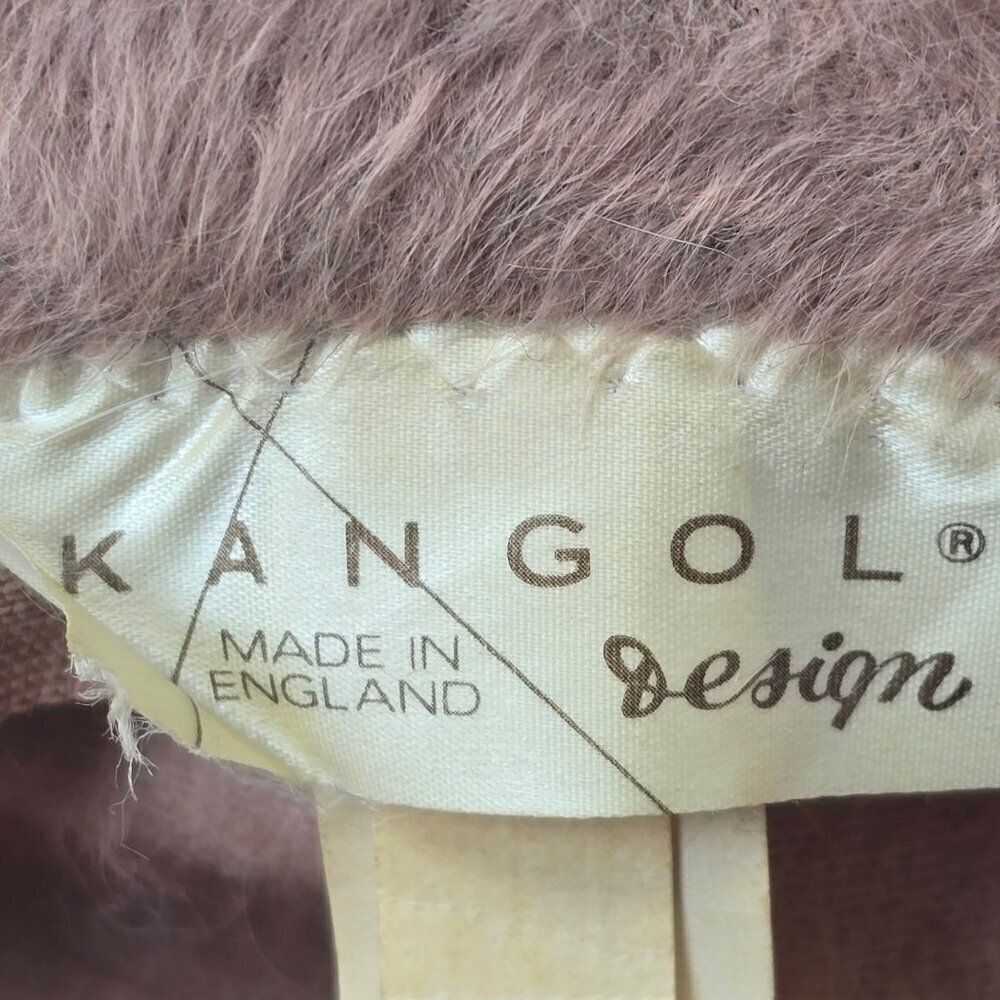 Kangol Vintage Beige Angora Rabbit Blend Grouser Bucket Hat, Women's XL - Picture 5 of 10
